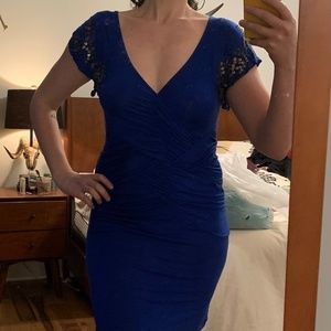 Blue Free People cinch Dress